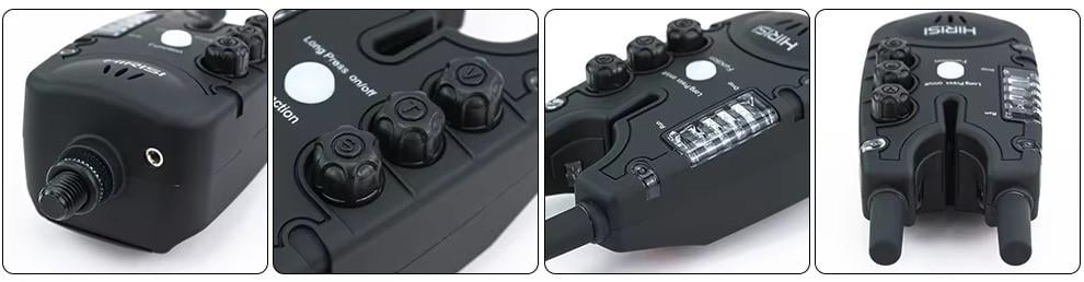 Набор электронных сигнализаторов клева Hirisi S8 3+1 карповые (2684017808) - фото 3