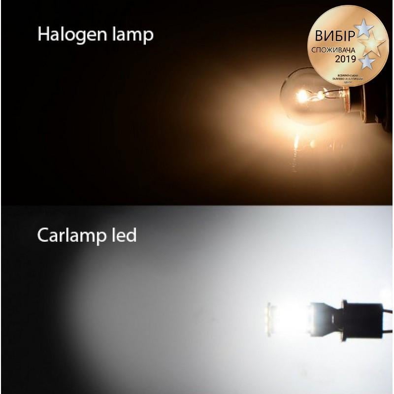 Лед лампочки для авто в габарити T15 W16W 3G-Series CARLAMP Led з обманкою Canbus 6000 К 900 Lm - фото 9 Лед лампочки для авто в габарити T15 W16W 3G-Series CARLAMP Led з обманкою Canbus 6000 К 900 Lm - фото 9