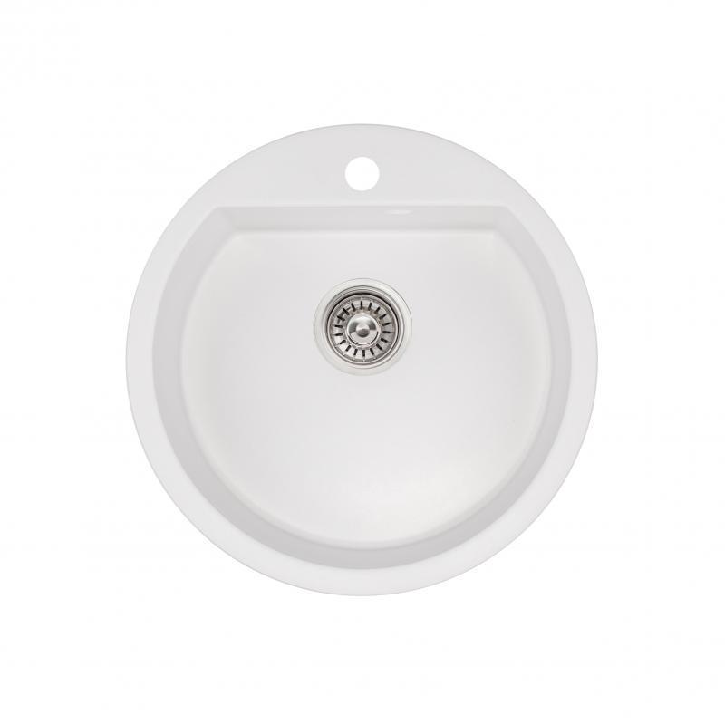 Кухонная мойка Q-tap CS D510 White (QTD510WHI650)
