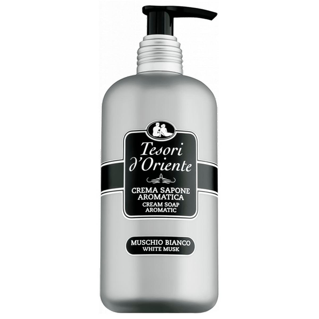 Крем-мыло пармуфированное белый мускус Tesori d´Oriente Crema Sapone Aromatica Muschio Bianco, 300 мл