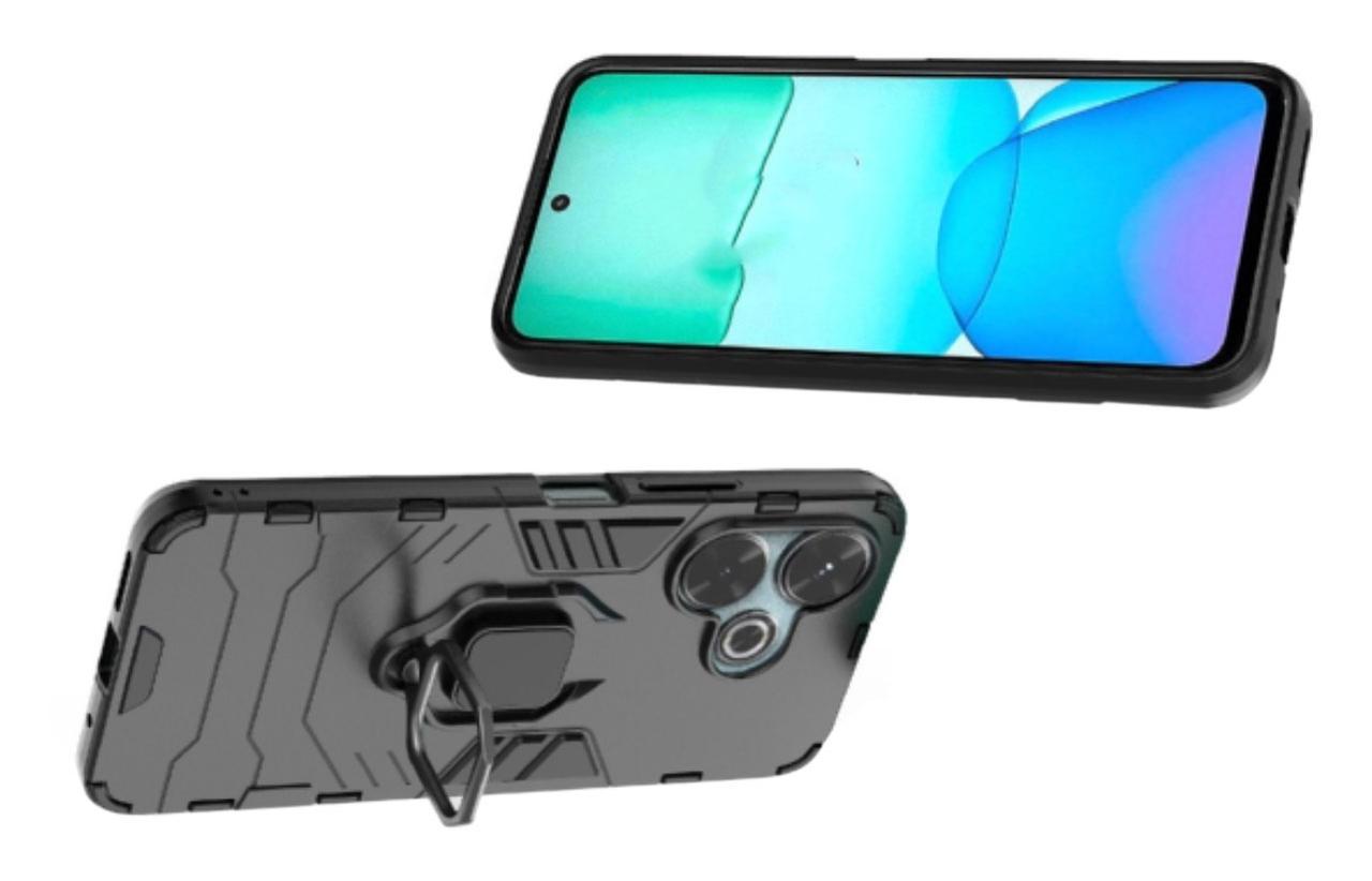 Чохол бампер Primolux Ring Armor для Xiaomi Redmi 13 4G - Black - фото 4