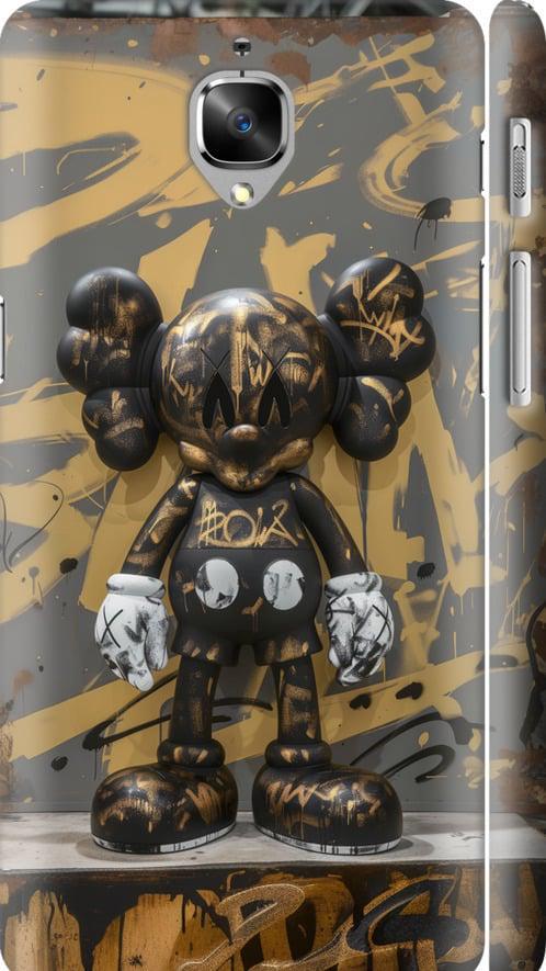 Чехол на OnePlus 3 Bronze kaws (6097m-334-42517)