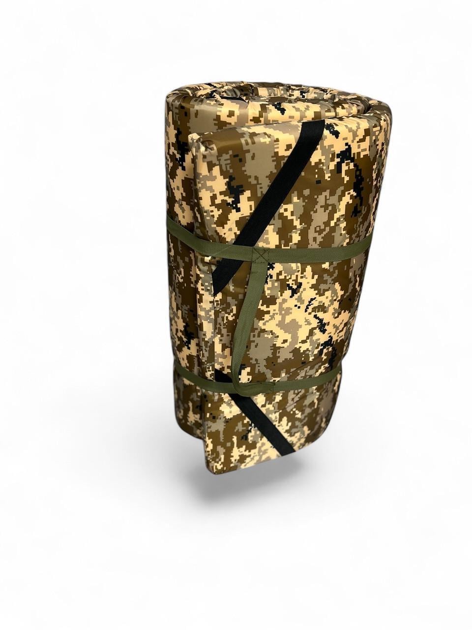 Матрас для раскладушки Aforse тип НАТО с фиксатором Пиксель (2422469415)