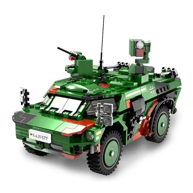 Конструктор детский Военная техника 692 детали Khaki (123176)