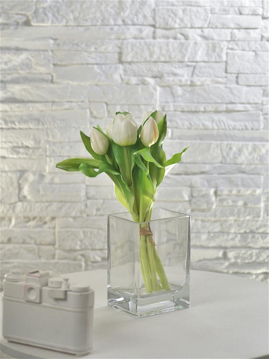 Тюльпан букет Indigo Premium 7 голів 30 см Білий (73229-1) - фото 4 Тюльпан букет Indigo Premium 7 голів 30 см Білий (73229-1) - фото 4