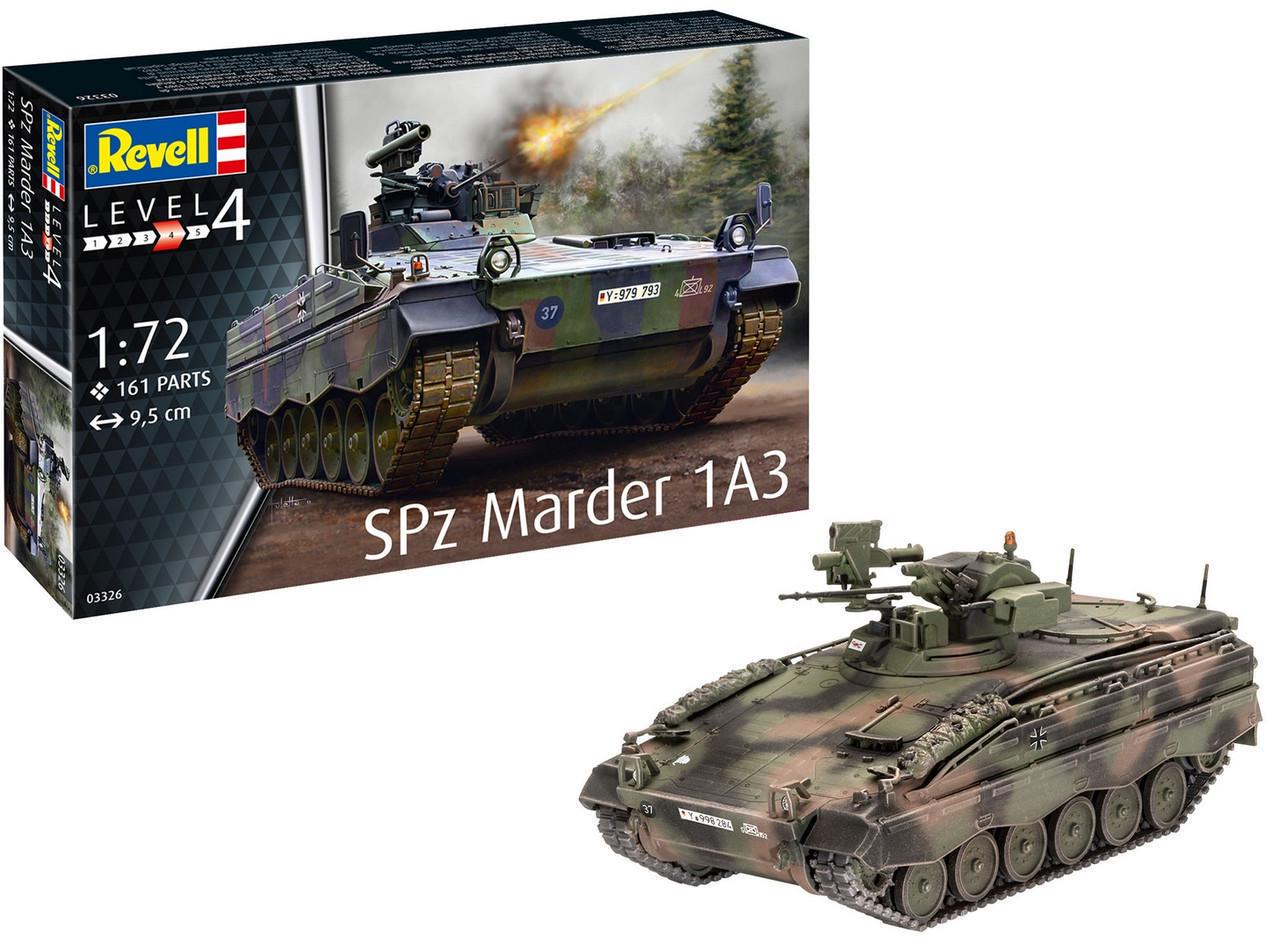 Сборная модель Revell Танк Marder 1A3 уровень 4/1:72 (RVL-03326) - фото 3