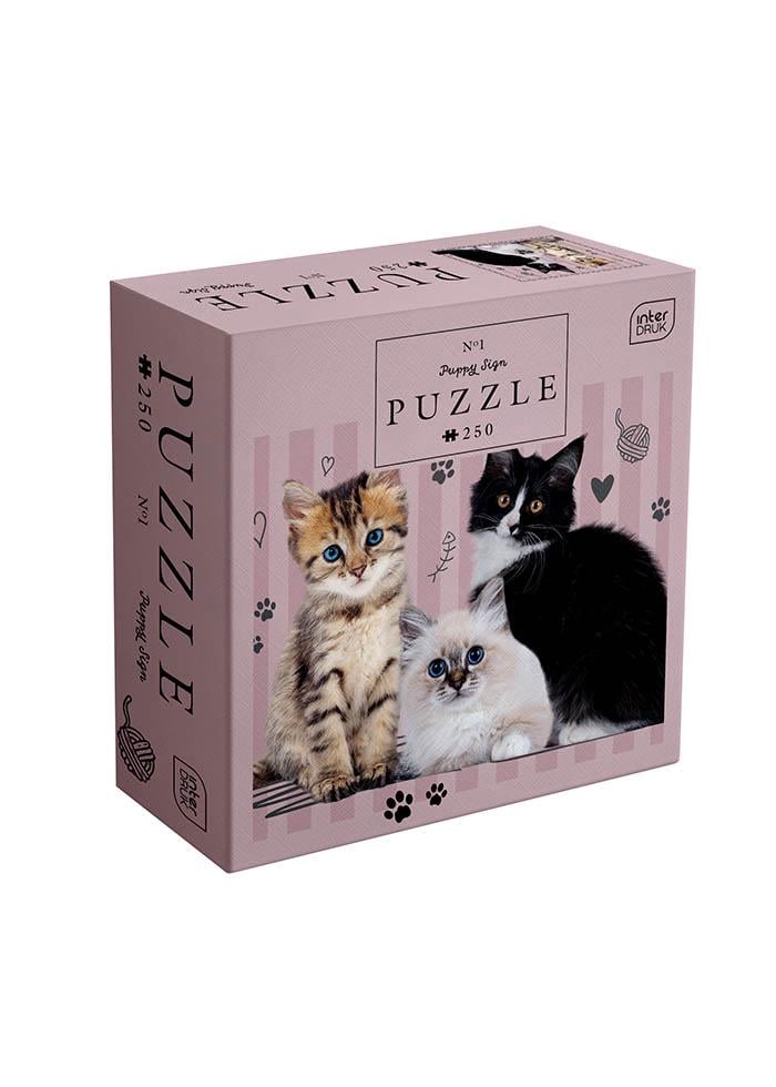 Пазли тришарові InterDRUK Puppy Sign 1 250 шт. (385116)