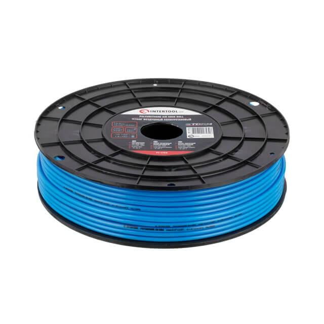 Шланг прямой Intertool PT-1753 полиуретановый/пластиковая бобина 4x6 мм 100 м (9152929)