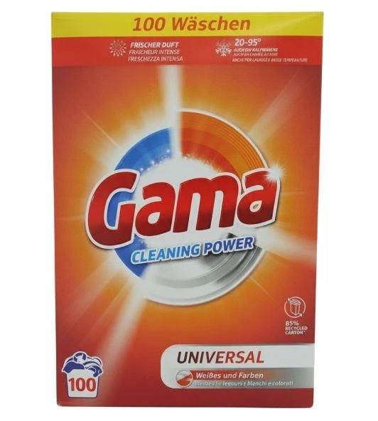 Порошок для стирки Gama Universal 3в1 6 кг 100 стирок Порошок для стирки Gama Universal 3в1 6 кг 100 стирок