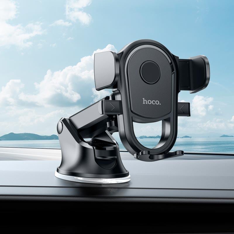 ᐉ Держатель для телефона в машину Hoco Integrity One-key Car Holder ...
