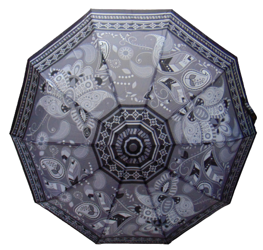Зонт полуавтомат SL 481 антиветер 10 спиц Серый (1904705213)