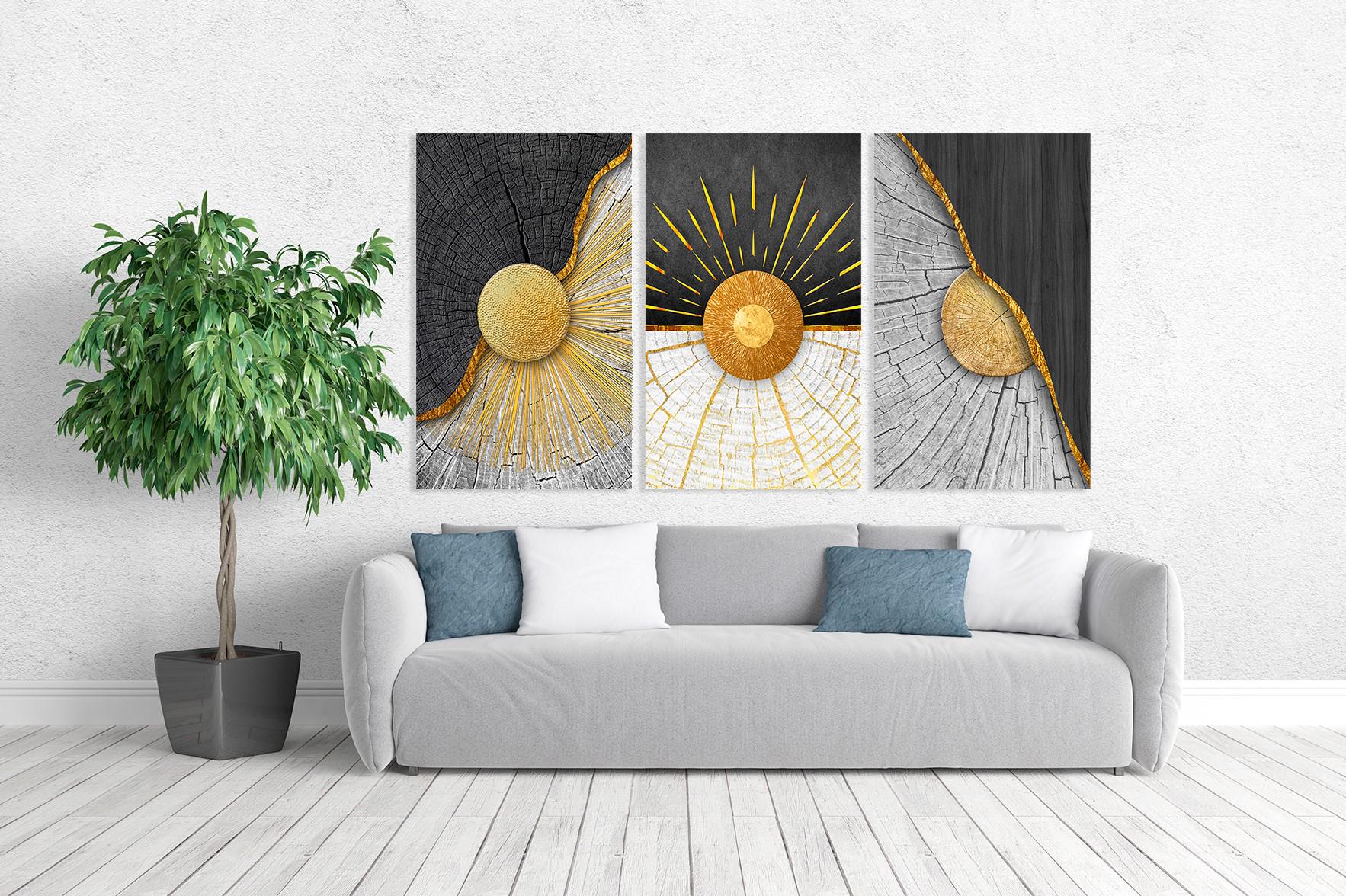 Картина модульная в гостиную/спальню Абстракция 100х150 см (ART-168_3A) - фото 2 Картина модульная в гостиную/спальню Абстракция 100х150 см (ART-168_3A) - фото 2