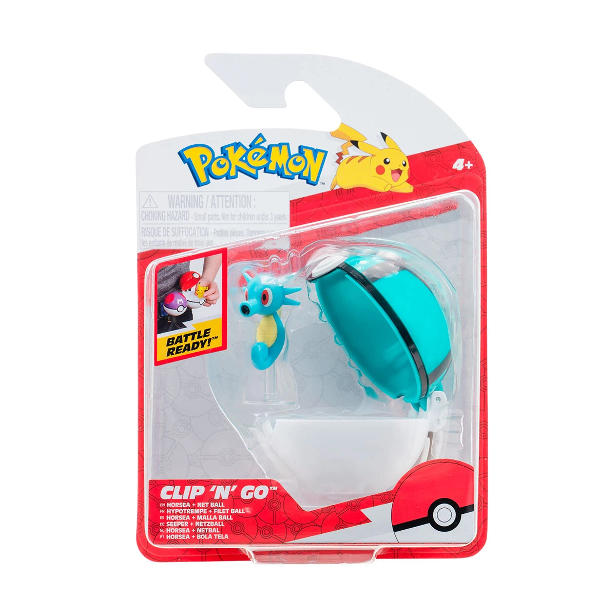 Игровой набор Pokemon Хорси покебол полимер 5 см
