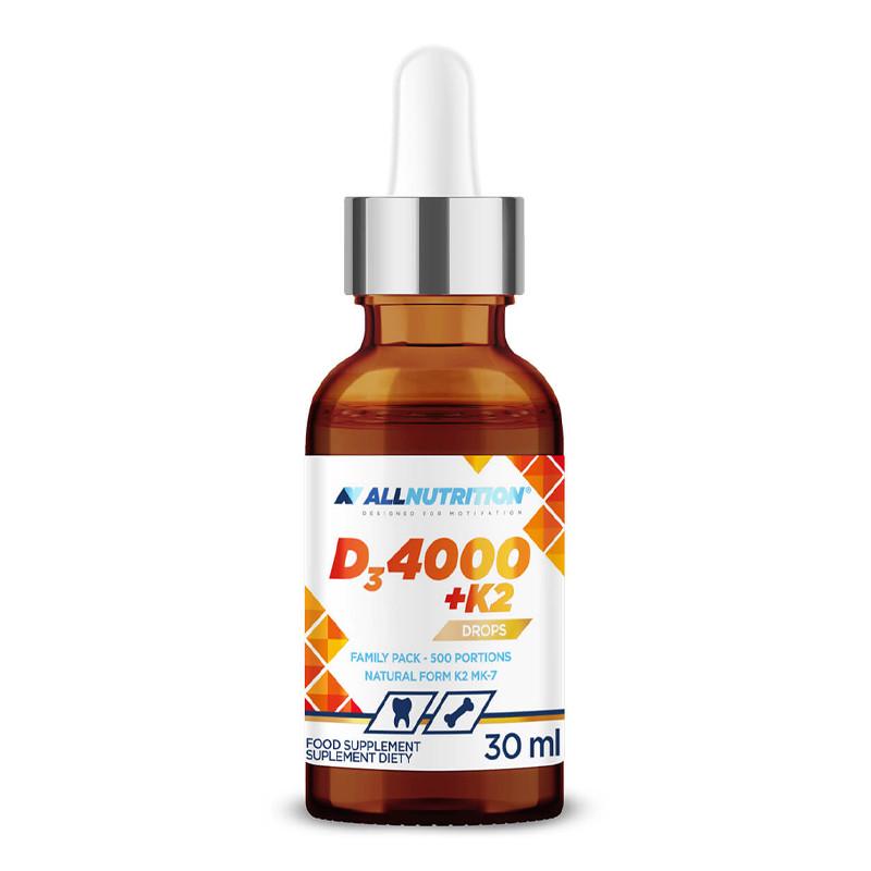 Витамин Д3 и К2 AllNutrition Vit D3 4000 + K2 Drops 30 мл (23066-01) Витамин Д3 и К2 AllNutrition Vit D3 4000 + K2 Drops 30 мл (23066-01)