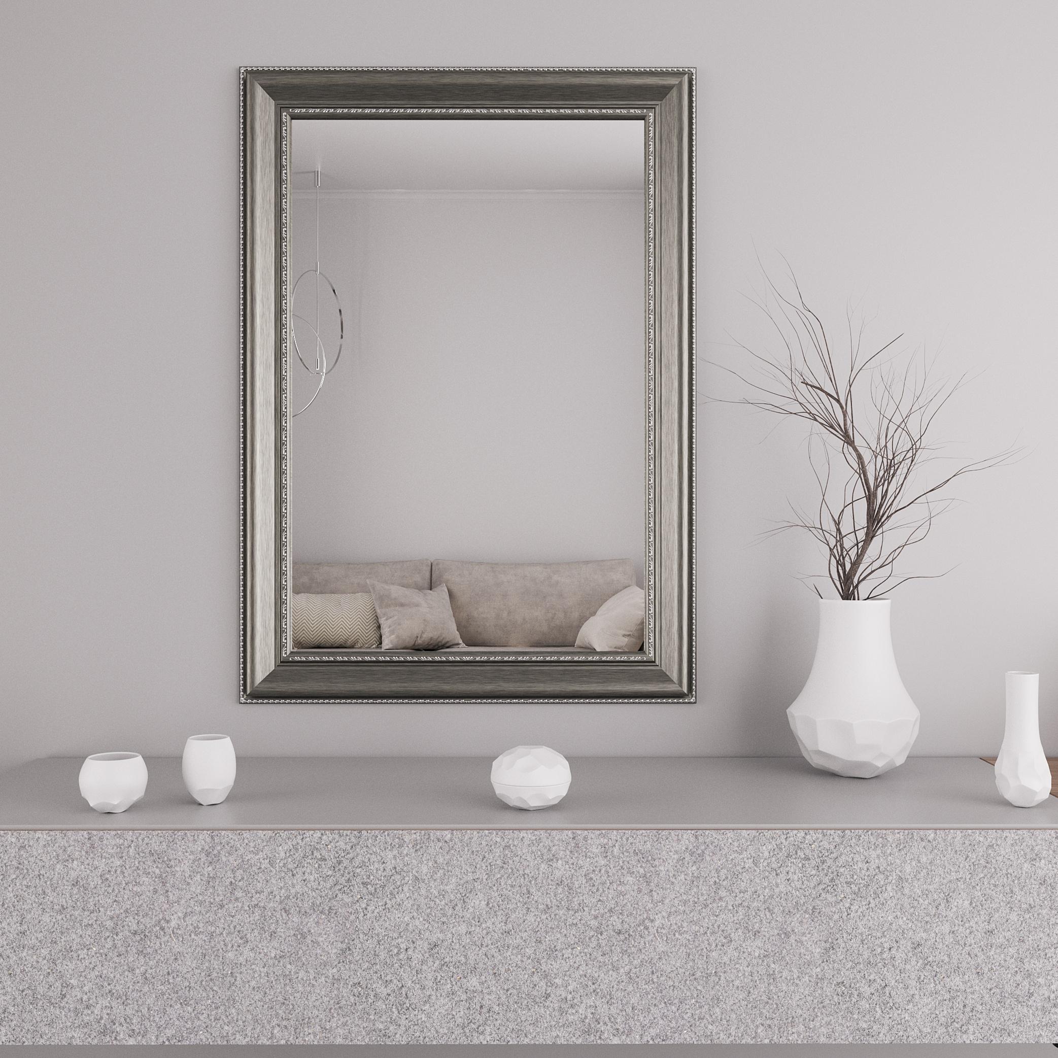 Зеркало настенное Black Mirror 106х76 см Серебро (8731-26) - фото 2 Зеркало настенное Black Mirror 106х76 см Серебро (8731-26) - фото 2