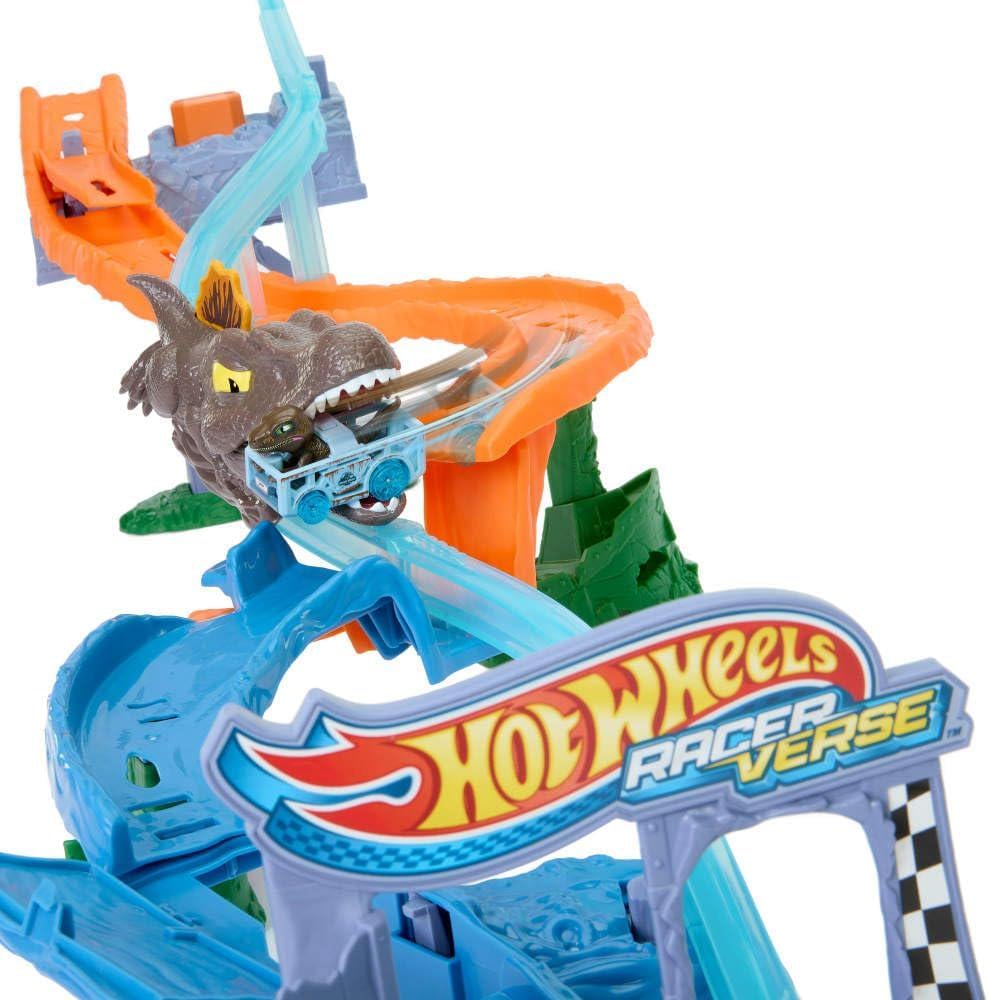 Игровой набор Хот Вилс Hot Wheels Jurassic World Velociraptor Vehicle Track Set (423698563) - фото 7 Игровой набор Хот Вилс Hot Wheels Jurassic World Velociraptor Vehicle Track Set (423698563) - фото 7