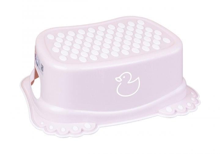 Подставка для ног Tega Baby Уточка с противоскользящей резиной Розовый (DK-006-130)