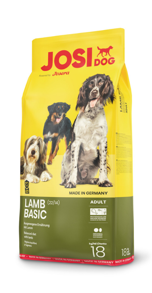 Сухой корм Josera JosiDog Lamb Basic с ягненком 18 кг