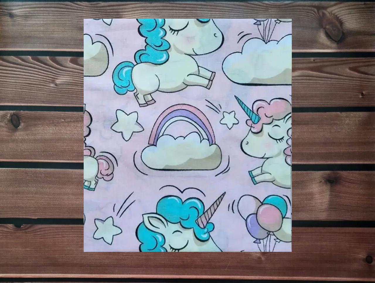 Пеленка детская BST из натуральной хлопковой ткани 90х80 см Розовый (1798900078)