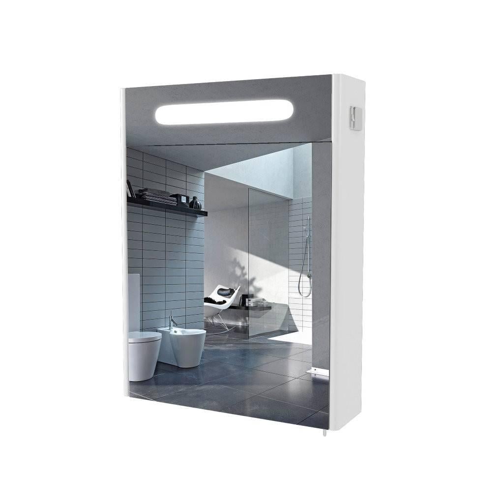 Шкаф зеркальный Париж с подсветкой 65 см (1755122059)