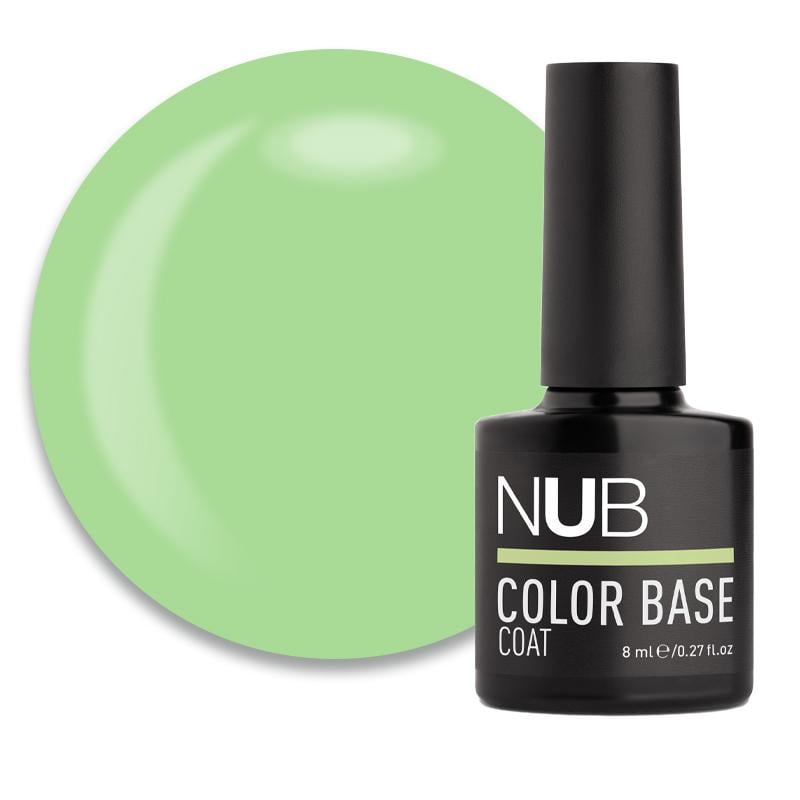 База кольорова каучукова NUB Color Base Coat 8 мл 12 хв. М'ятно-зелений (90035565)