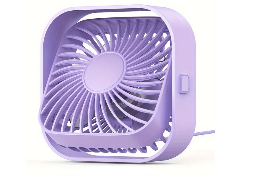 Настольный USB вентилятор K590 Фиолетовый