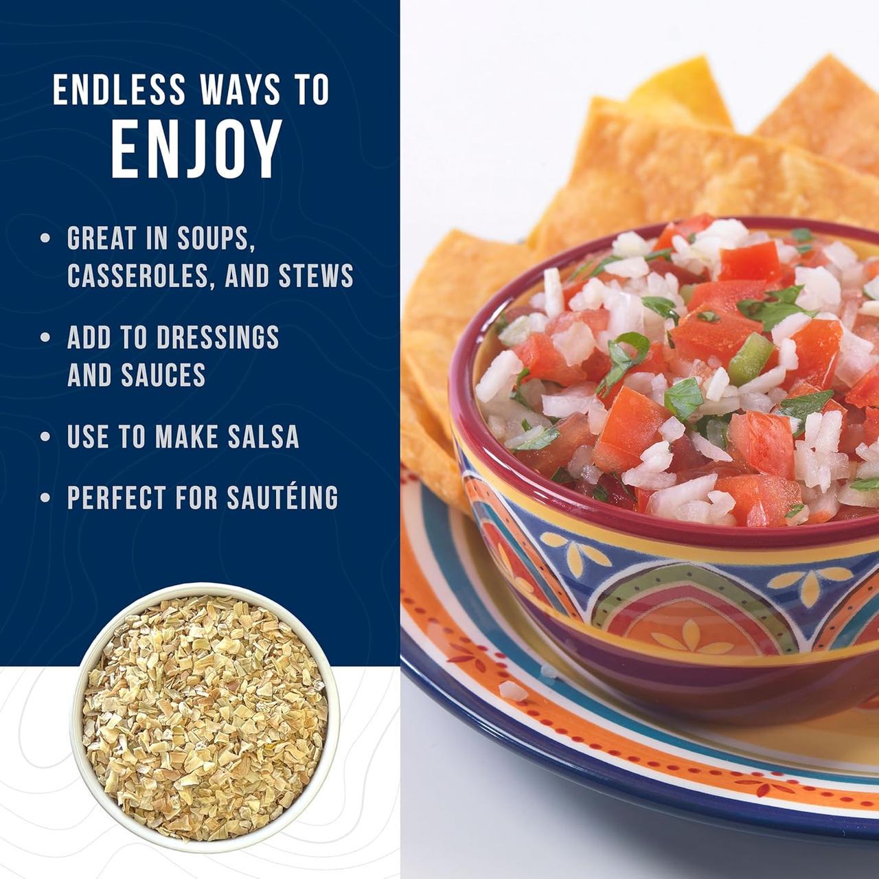 Сублімована цибуля нарізана Augason farms 217 порцій (101097) - фото 4 Сублімована цибуля нарізана Augason farms 217 порцій (101097) - фото 4