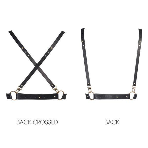 Портупея Bijoux Indiscrets Maze-X Harness Black - фото 2