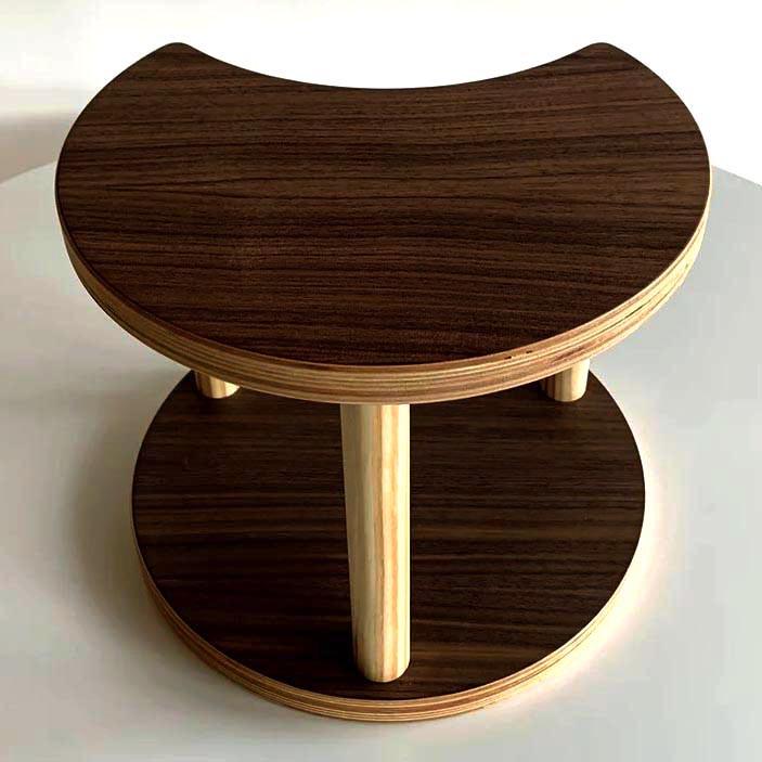 Стульчик из дерева Волия Капучино/Бланже (ТАБ-00640901)