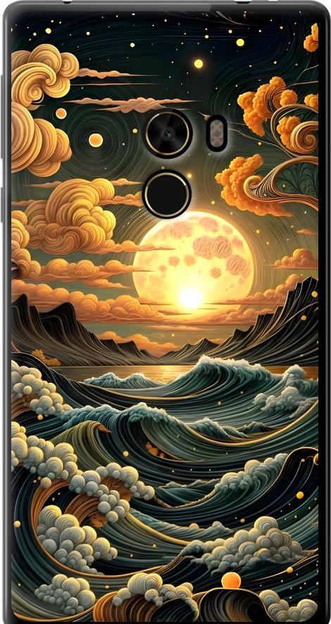 Чехол на Xiaomi Mi MiX Арт волны (6332u-426-42517)