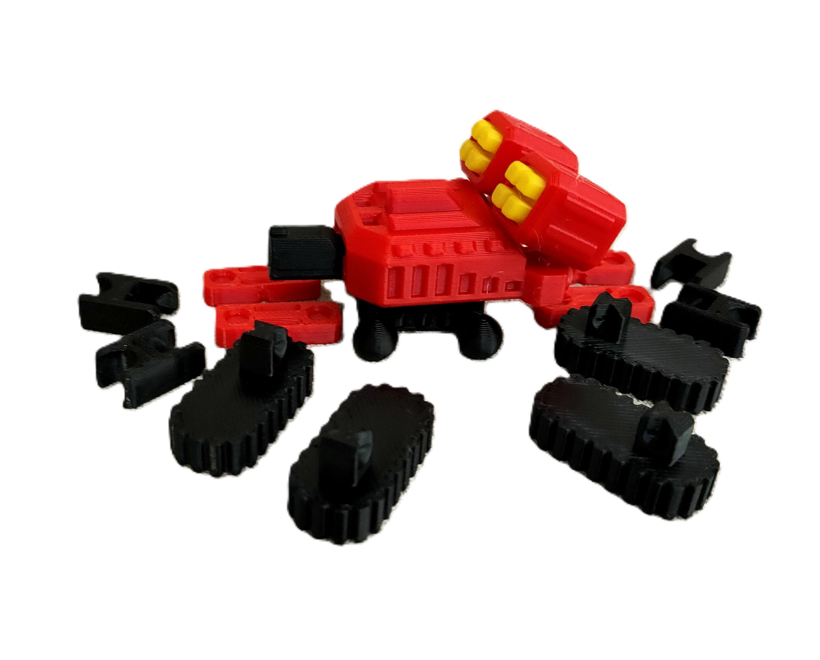 Конструктор іграшковий Tread Walker Tank 60х70х38 мм (TWT-26G-CCG) - фото 9 Конструктор іграшковий Tread Walker Tank 60х70х38 мм (TWT-26G-CCG) - фото 9