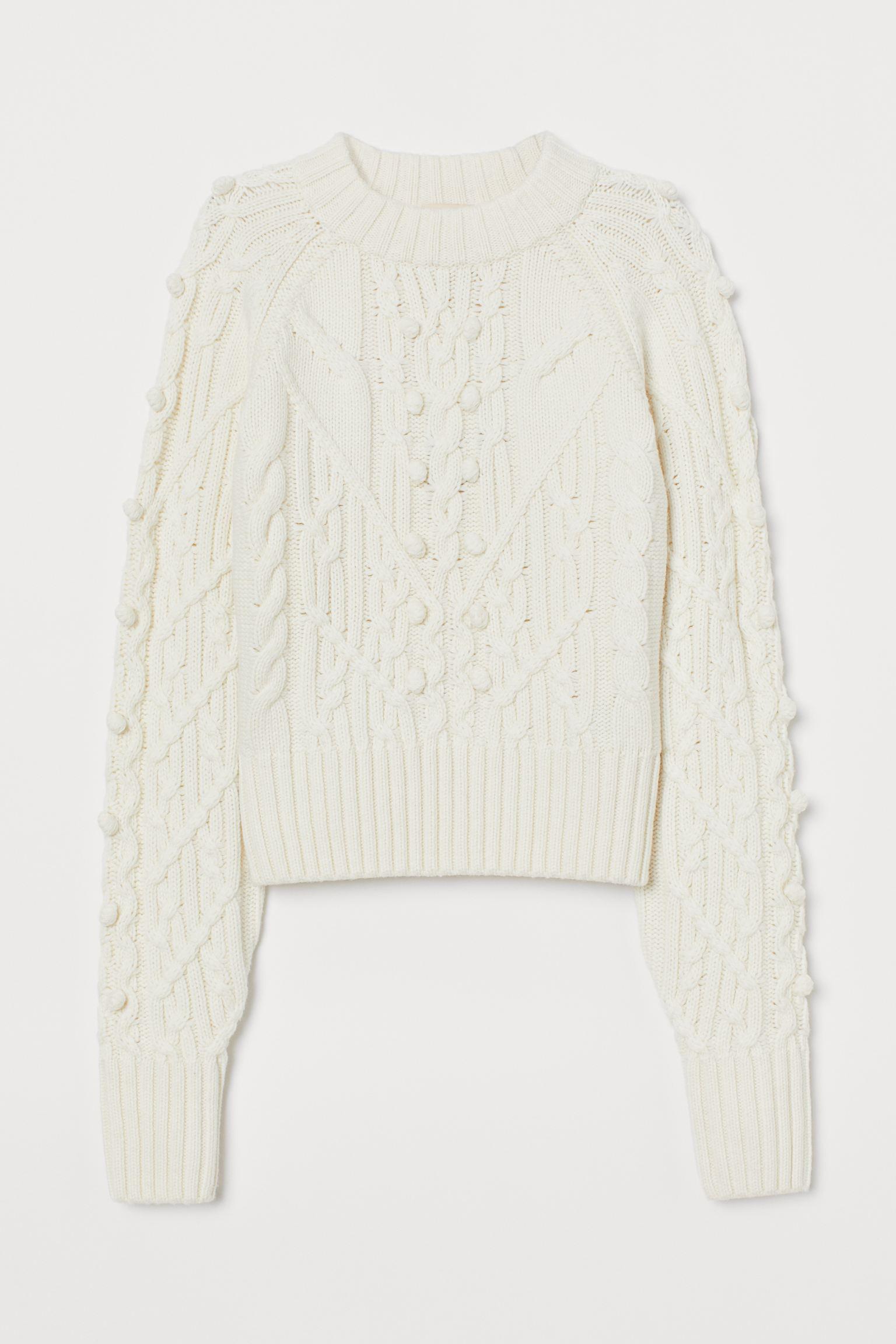 Джемпер H&M L Белый (11087645590)