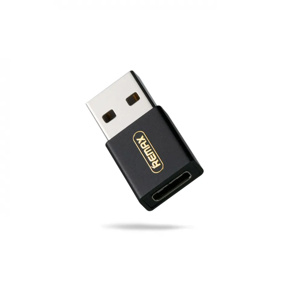 Переходник Remax RA-USB3 Joymove Type-C to USB-М Черный (6954851284291)