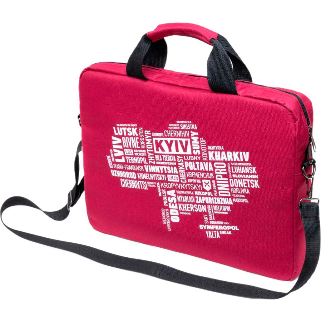 Сумка для ноутбука Vinga NB140UW 14-15" Burgundy (NB140UWBY)