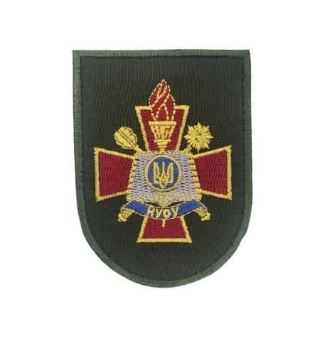 Шеврон Национальная академия обороны Украины НПОУ 7х9,5 см Олива (3585775) Шеврон Национальная академия обороны Украины НПОУ 7х9,5 см Олива (3585775)