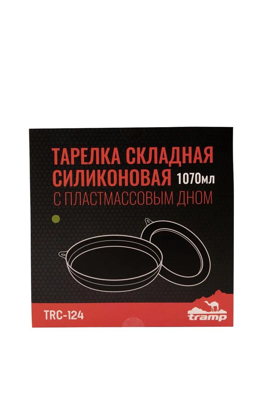 Тарілка складна Tramp силіконова 1070 мл Olive (iz13734) - фото 5