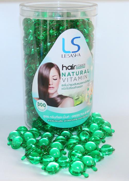 Капсулы для волос Lesasha Hair Serum Vitamin c зеленым чаем и мятой 300 шт.