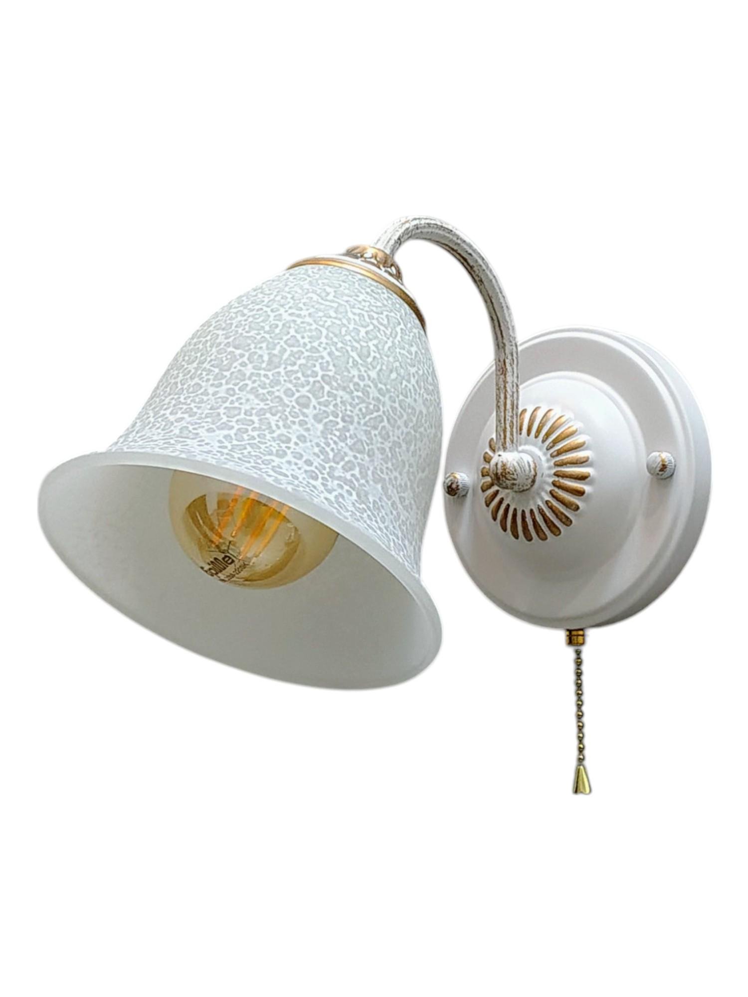 Бра BKL-691W/1 E27 WT+GD (29-420)