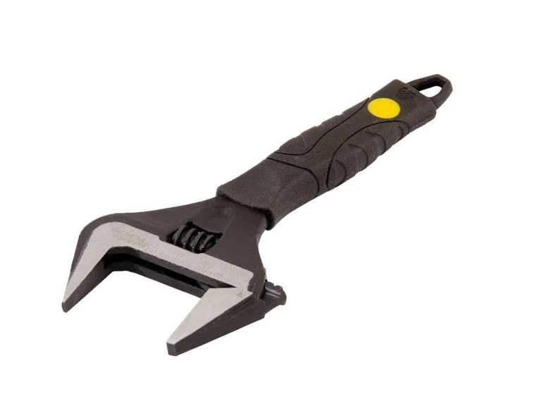 Ключ розвідний Mastertool 0-38 мм з гумовою ручкою Cr-V 200 мм (76-0322)