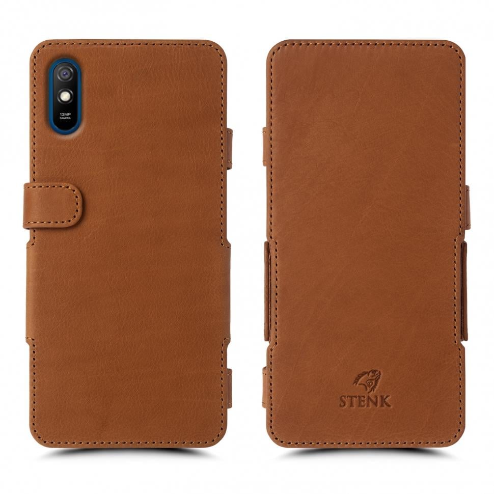 Чехол книжка Stenk Prime для Xiaomi Redmi 9A Camel (68789)