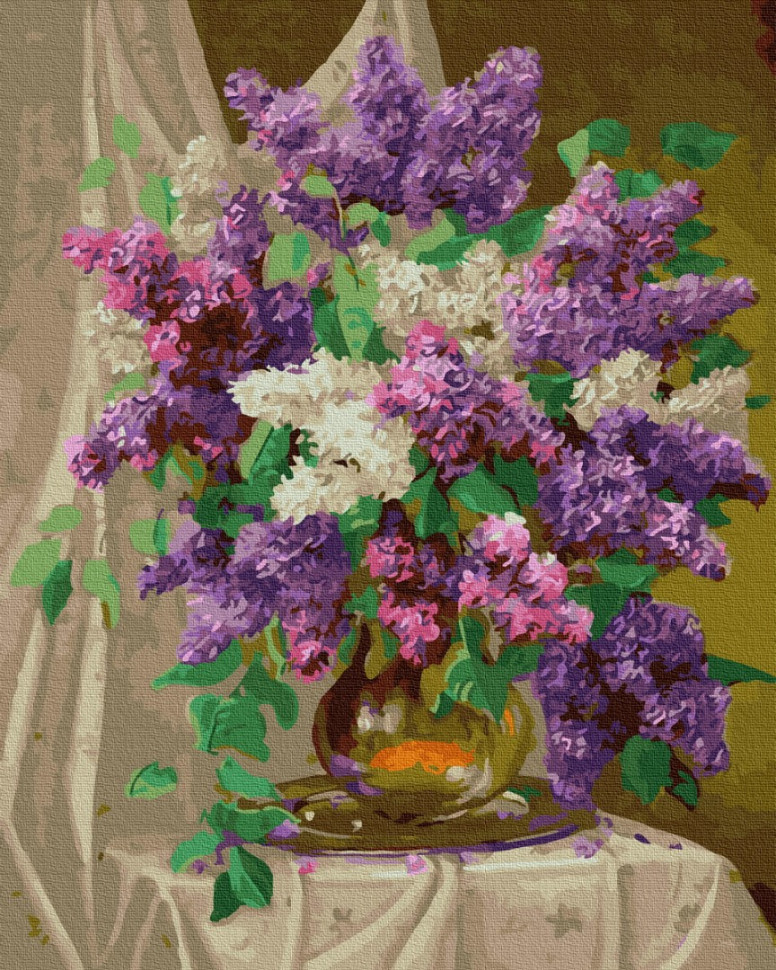 Картина по номерам Brushme Разноцветная сирень (GX24657) Картина по номерам Brushme Разноцветная сирень (GX24657)