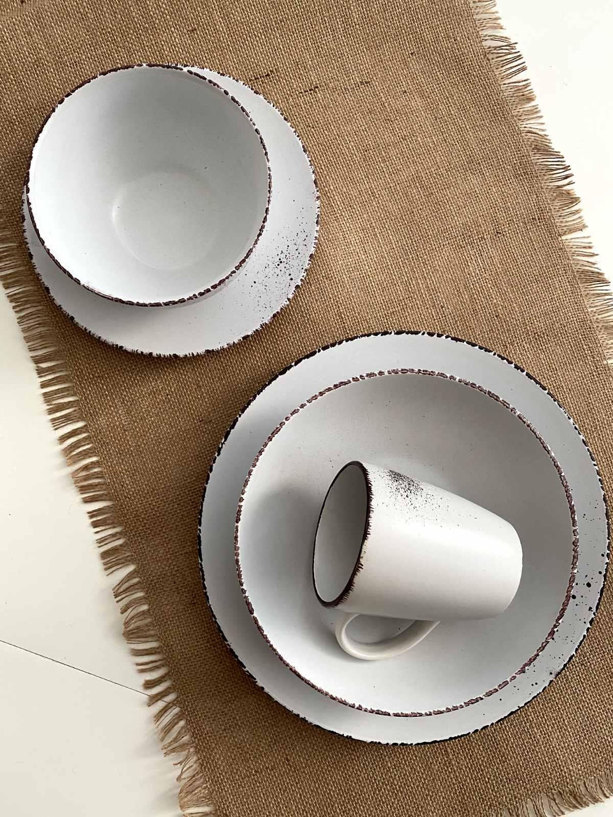 Столовый сервиз Ardesto Lucca Winter 30 пр. на 6 персон White (AR29WMC)