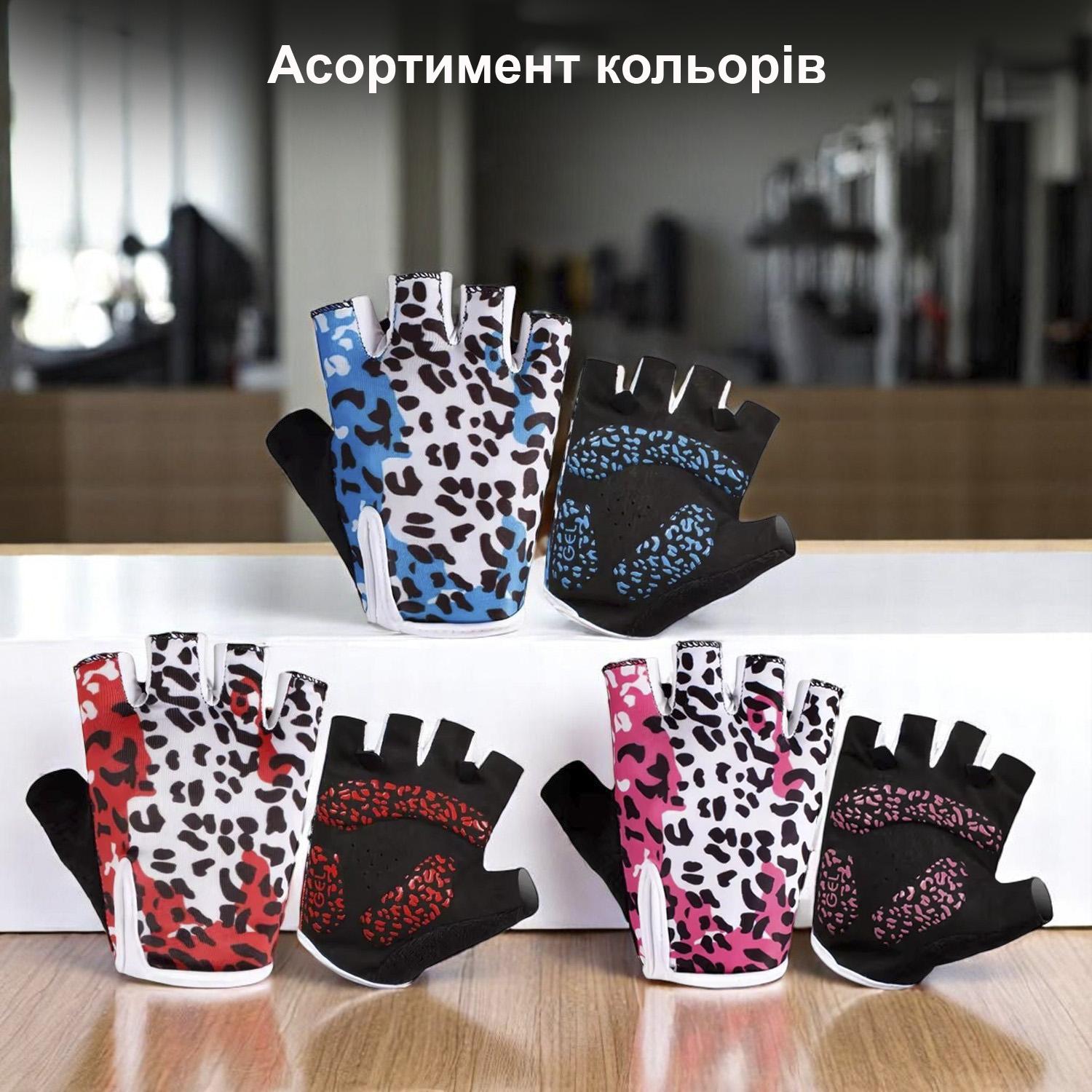 Перчатки женские GDragon Sport без пальцев для спорта Красный (66_5_M_2) - фото 9 Перчатки женские GDragon Sport без пальцев для спорта Красный (66_5_M_2) - фото 9