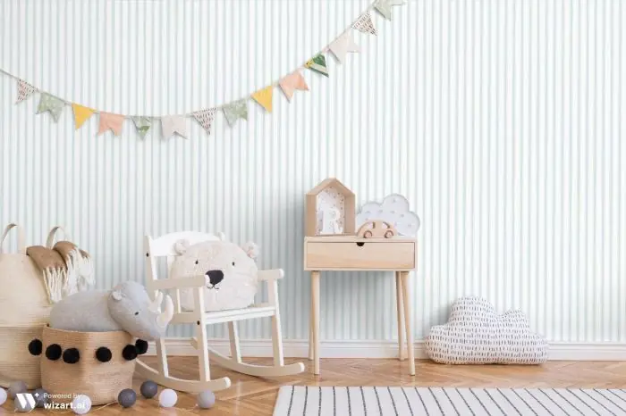 Обои для детской комнаты AdaWall Ada Kids 8900-1 в полоску 1,06х10 м (8900-1)