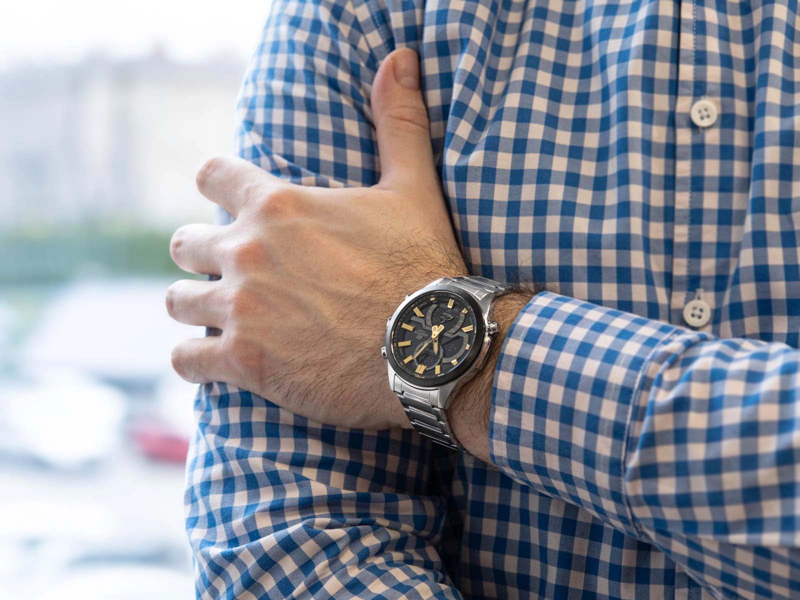 Годинник Casio Edifice ECB-30DB-1A9EF (8465) - фото 3 Годинник Casio Edifice ECB-30DB-1A9EF (8465) - фото 3