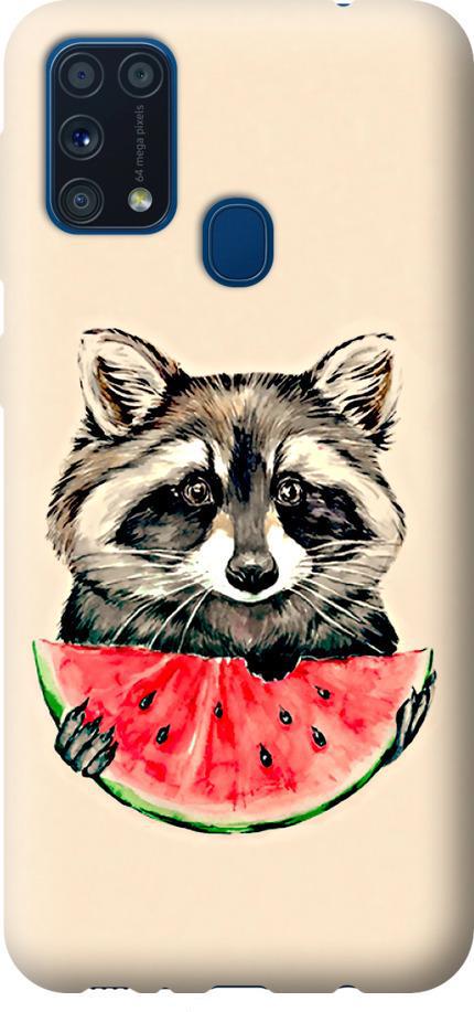 Чехол на Samsung Galaxy M31 M315F Енотик с арбузом (4605u-1907-42517)
