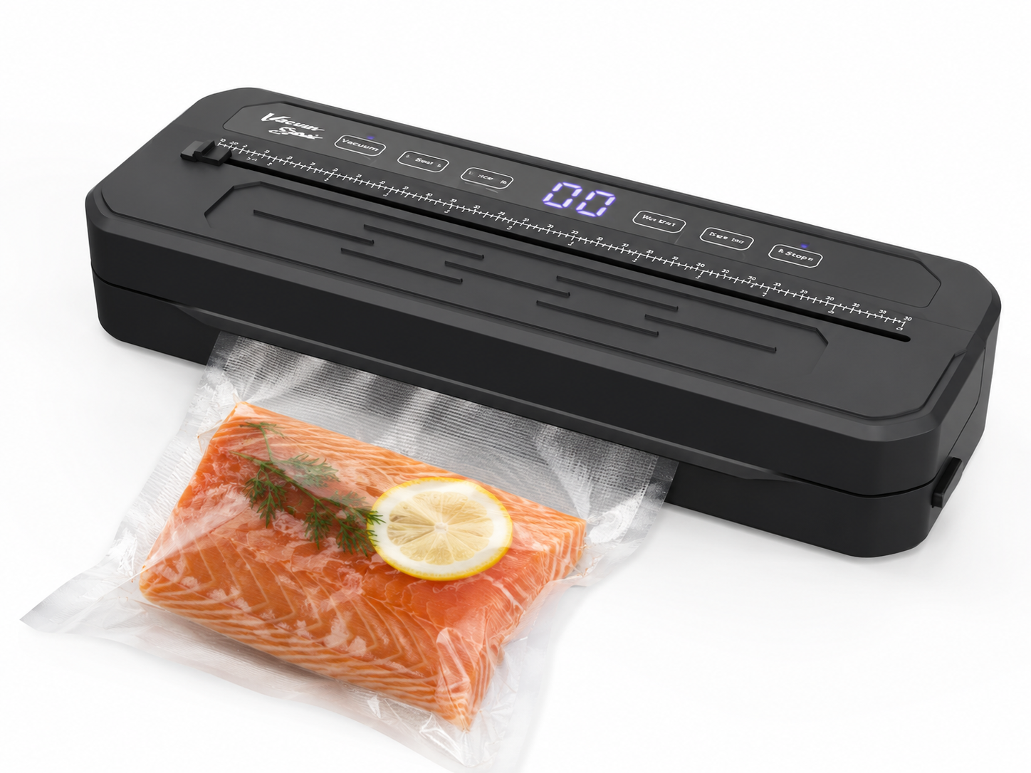 Вакуумный упаковщик Food Vacuum Sealer 65 kPa 6 режимов пакеты для вакуумирования Черный (234580324) Вакуумный упаковщик Food Vacuum Sealer 65 kPa 6 режимов пакеты для вакуумирования Черный (234580324)