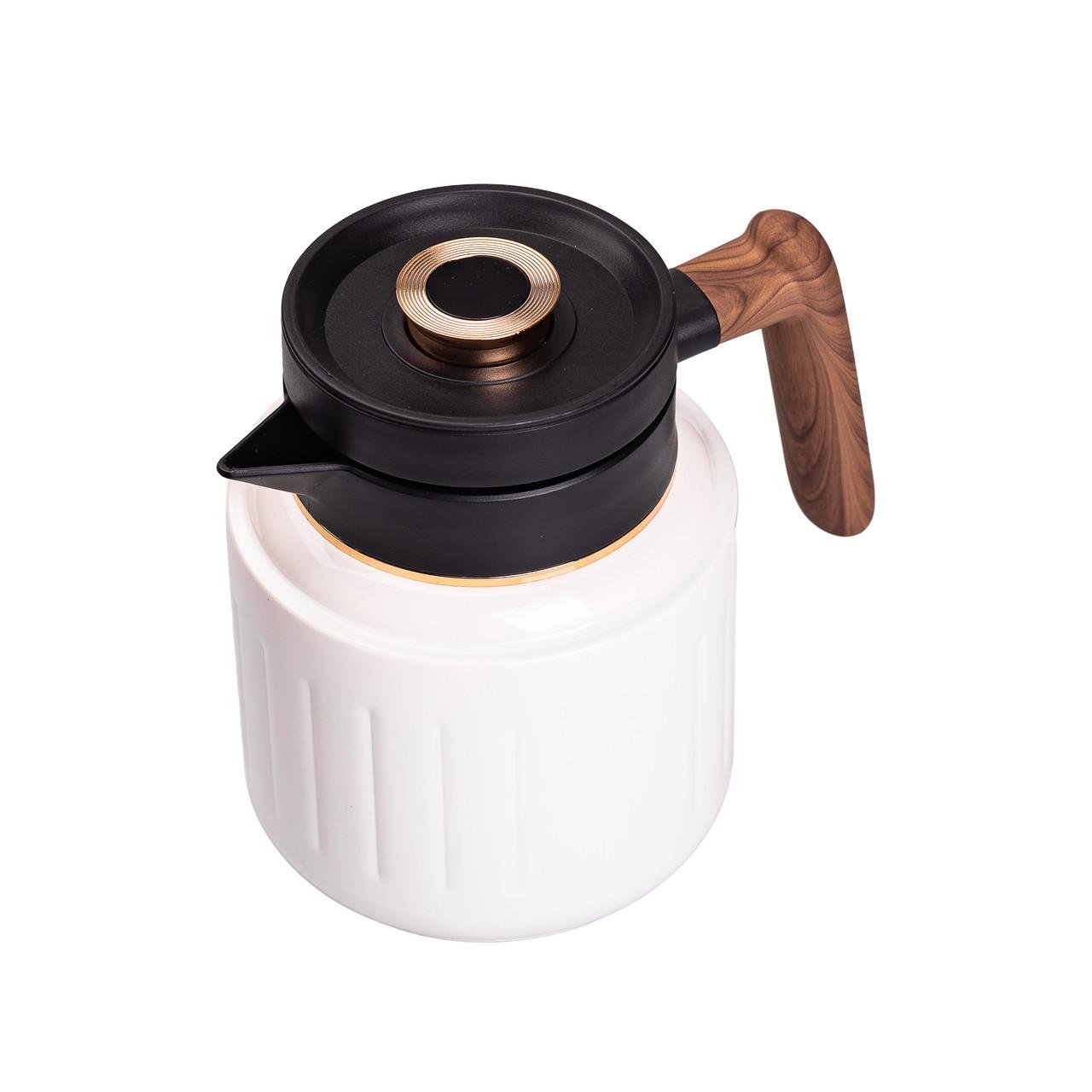 Чайник-термос с заварником и датчиком температуры 1 л Белый (HP-14-51W) - фото 5