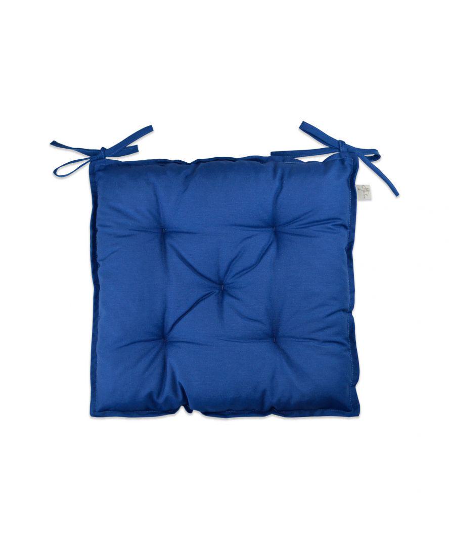 Подушка на стул Синий (017623)