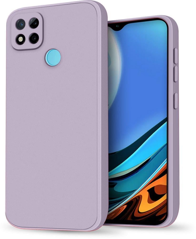 Силиконовый чехол HardCorner Xiaomi Redmi 9C (с микрофиброй) Lilac (34844-3B)